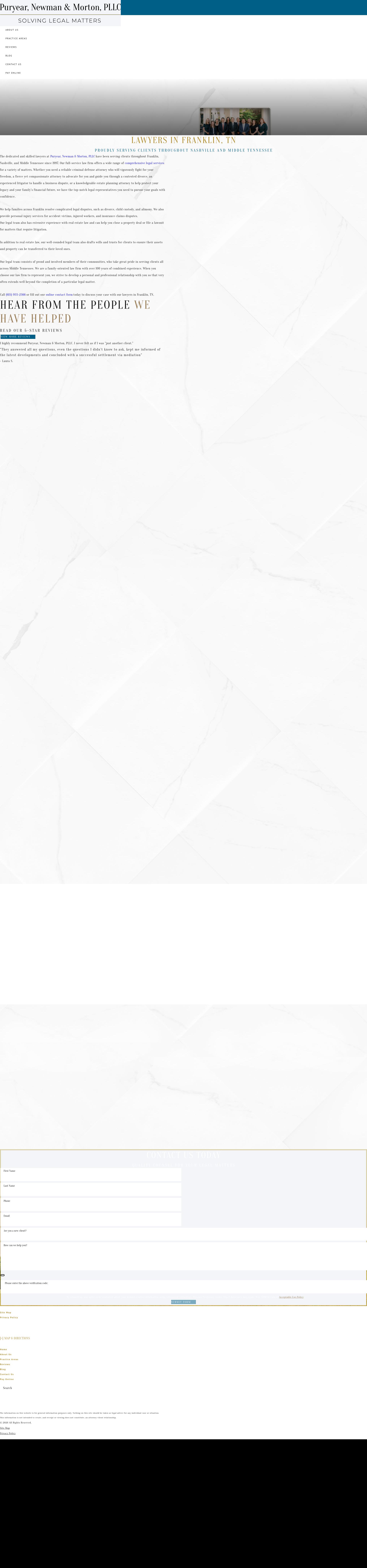 Puryear, Newman & Morton, PLLC - Franklin TN Lawyers