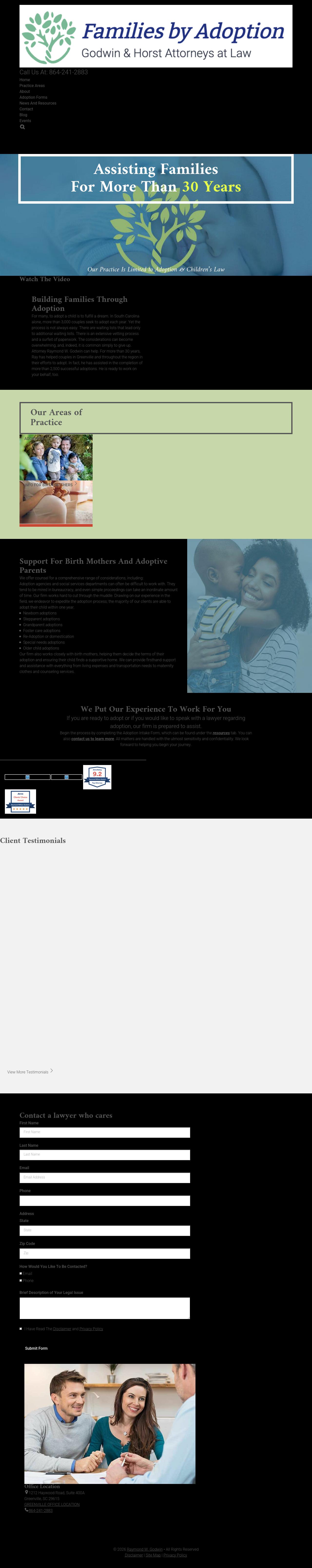 Raymond W. Godwin - Greenville SC Lawyers