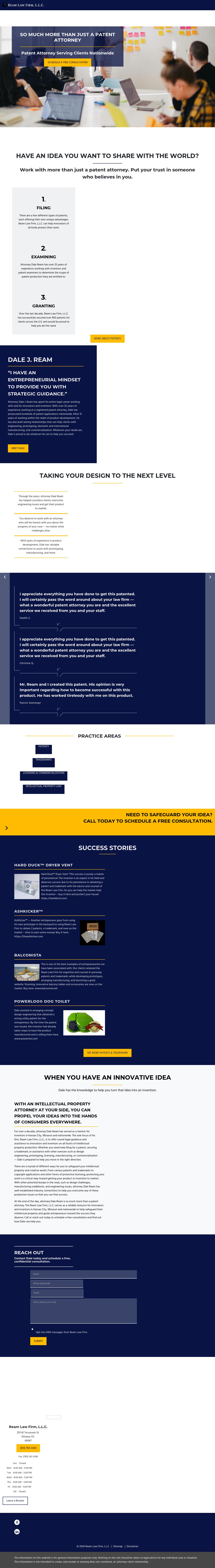 Ream Law Firm, L.L.C. - Ottawa KS Lawyers