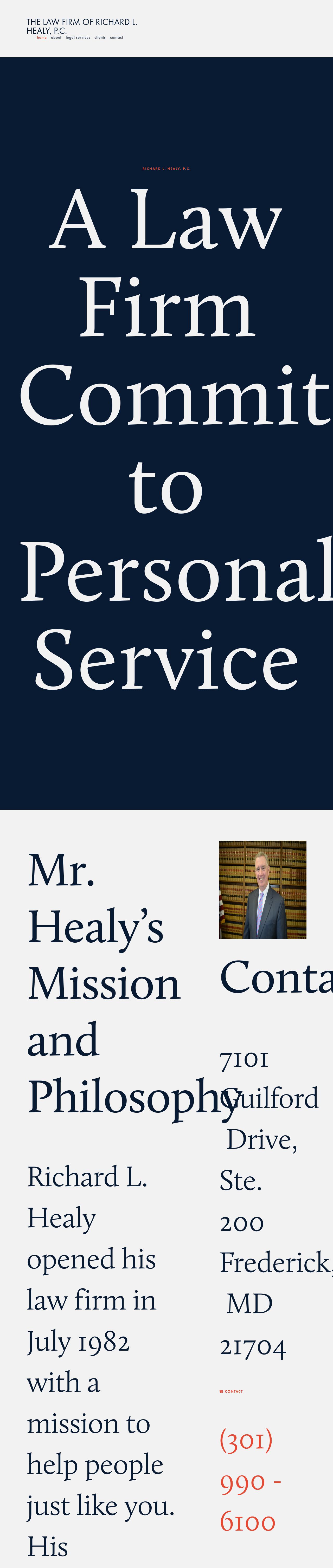 Richard L. Healy - Frederick MD Lawyers