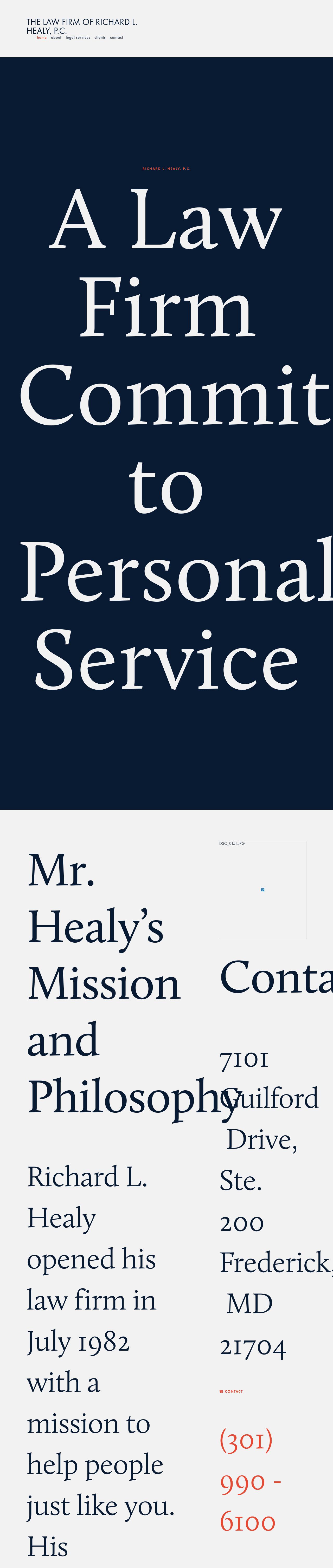 Richard L. Healy, P.C. - Gaithersburg MD Lawyers