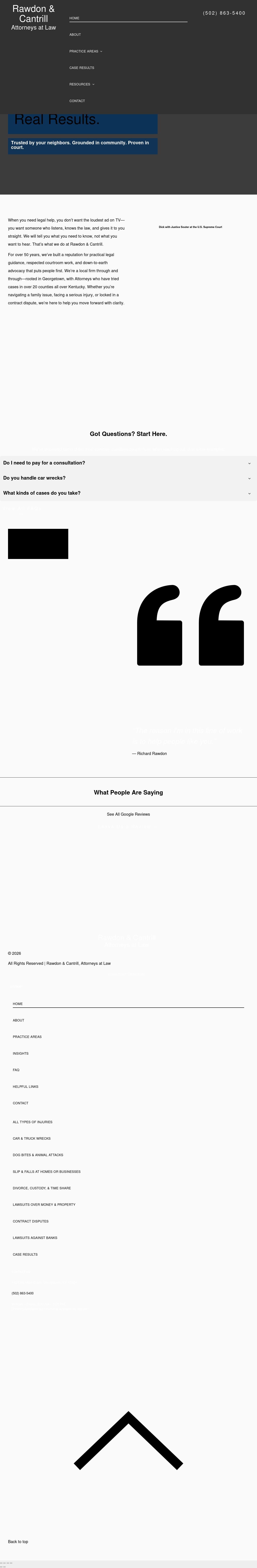 Richard M. Rawdon Jr. - Georgetown KY Lawyers