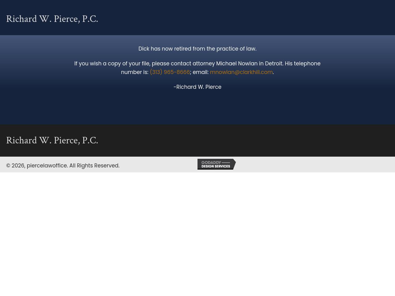 Richard W. Pierce, P.C. - Ann Arbor MI Lawyers