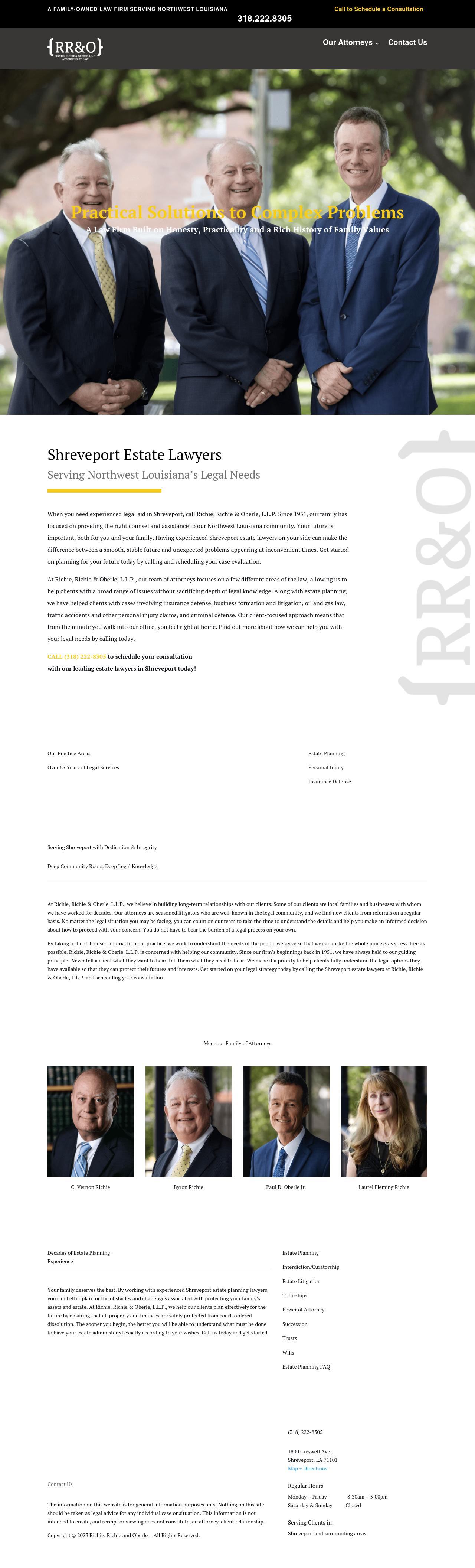 Richie Richie & Oberle LLP - Shreveport LA Lawyers