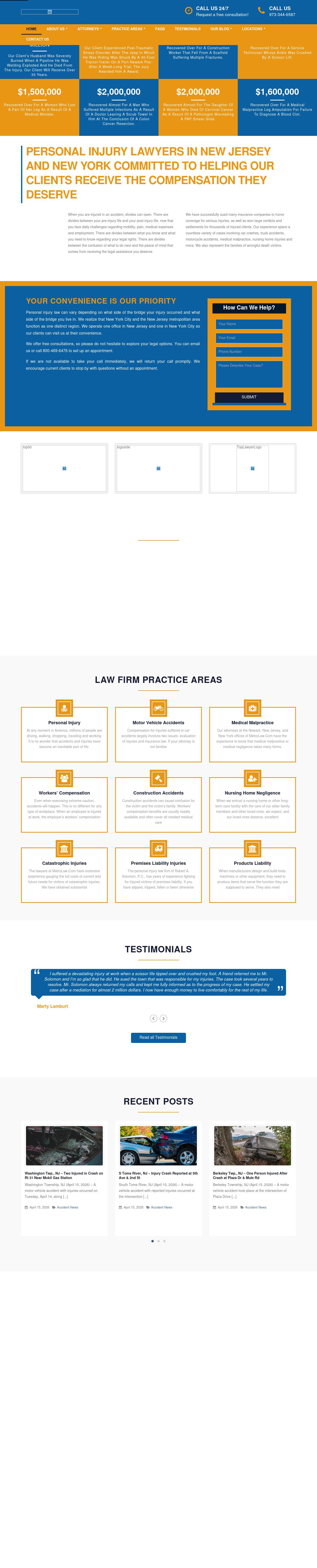 Robert A. Solomon, P.C. - Newark NJ Lawyers