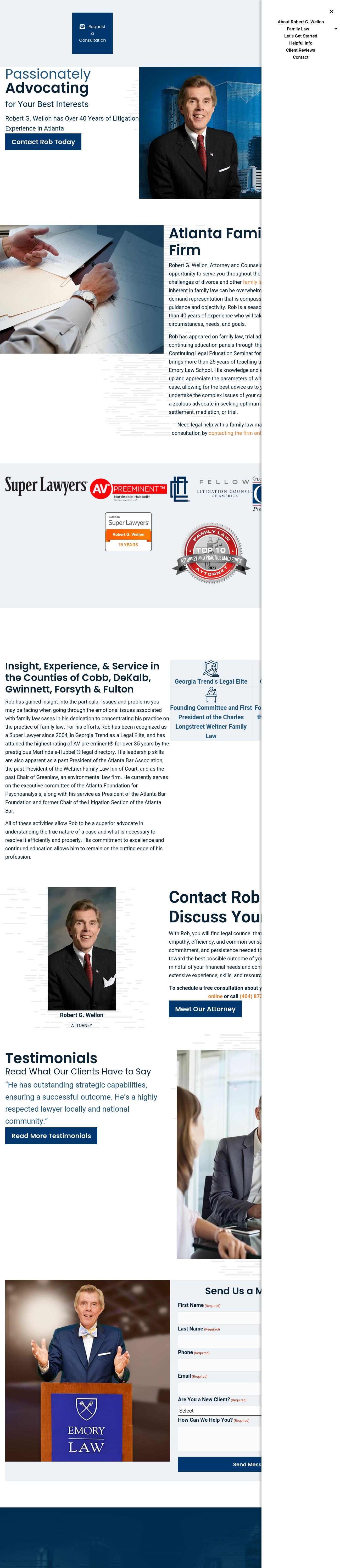 Robert G. Wellon - Atlanta GA Lawyers