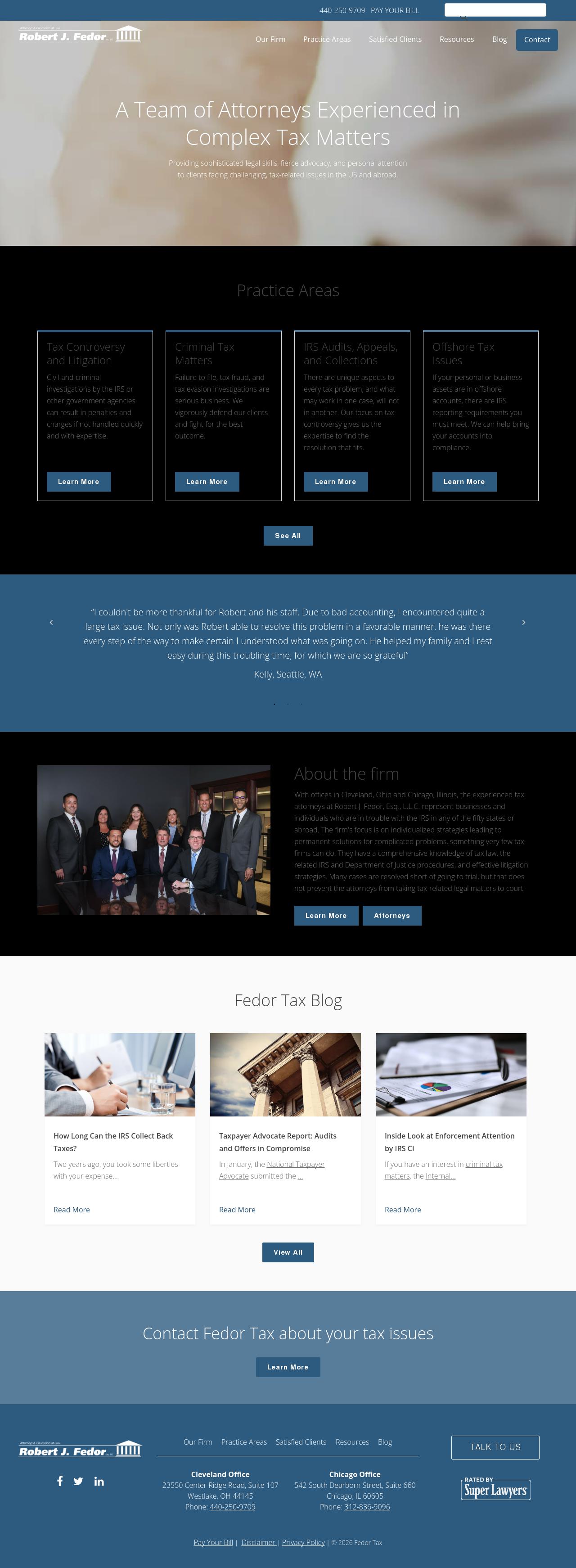 Robert J. Fedor, Esq., L.L.C. - Westlake OH Lawyers