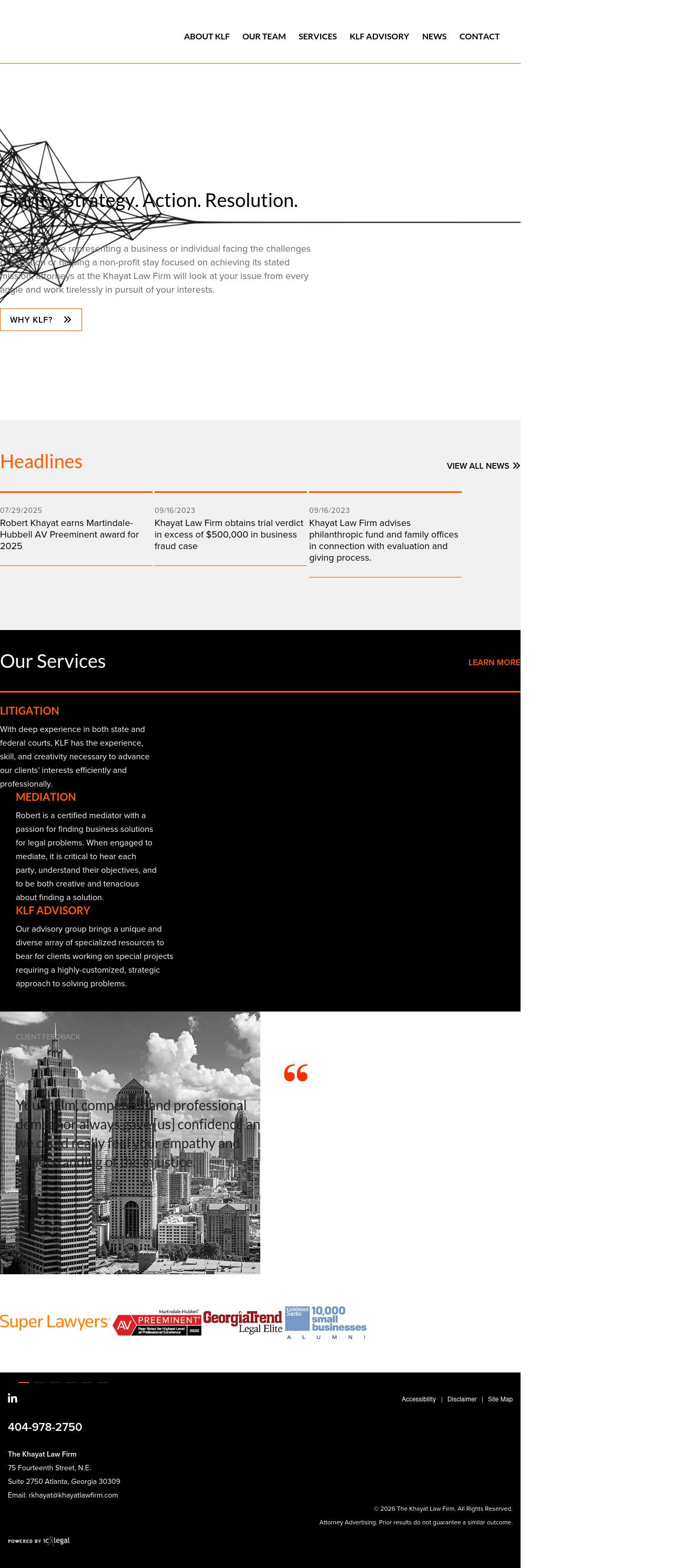 Robert Khayat - Atlanta GA Lawyers