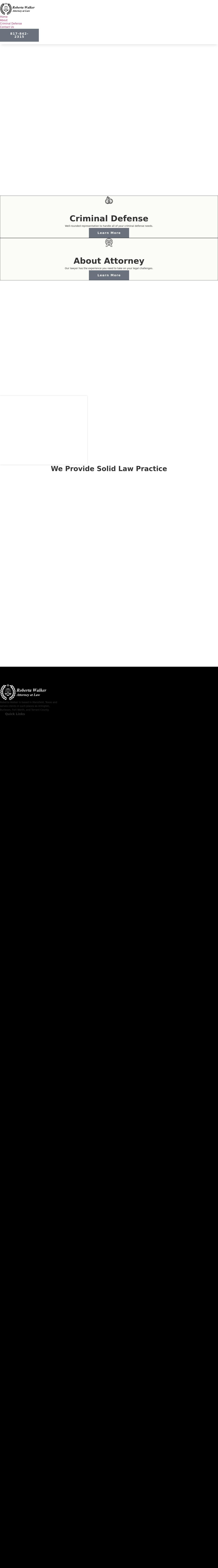 Roberta Walker, Attorney at Law - Mansfield TX Lawyers