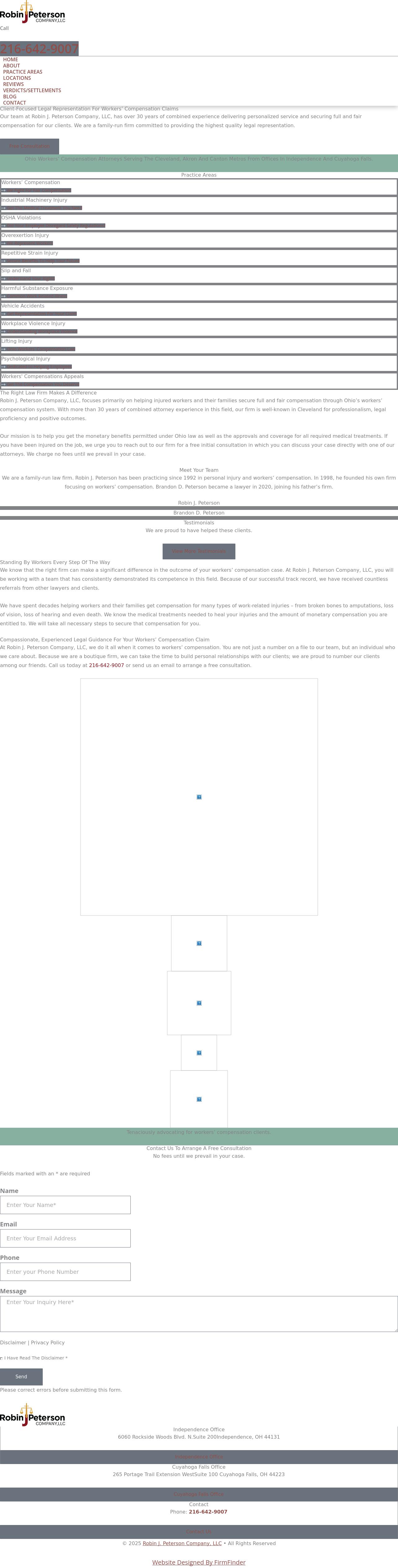 Robin J. Peterson Company, LLC - Independence OH Lawyers