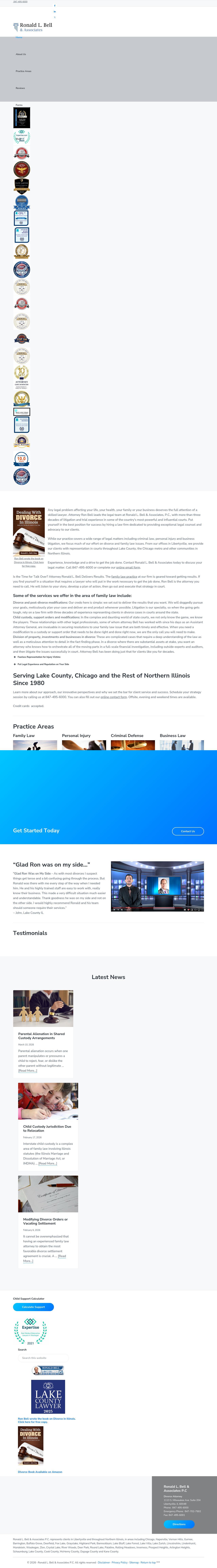 Ronald L. Bell & Associates P.C. - Libertyville IL Lawyers