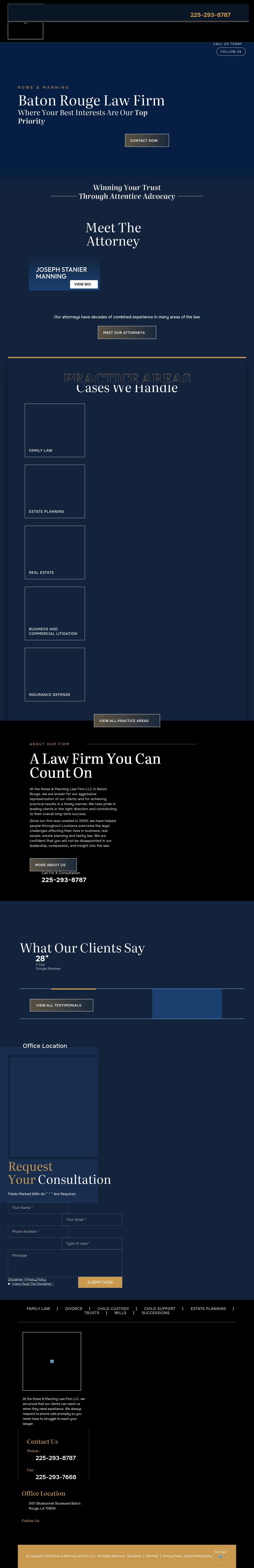 Rowe Law Firm - Baton Rouge LA Lawyers