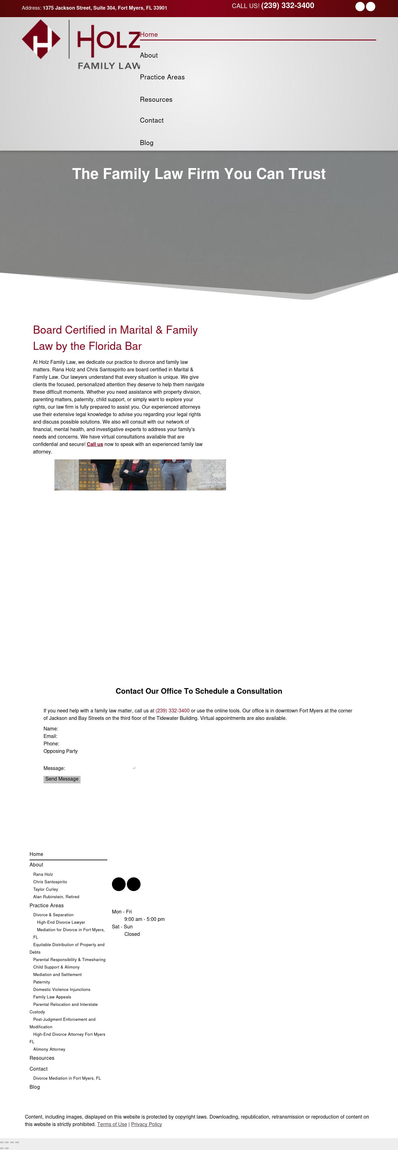 Rubinstein, Holz & King, P.A. - Fort Myers FL Lawyers