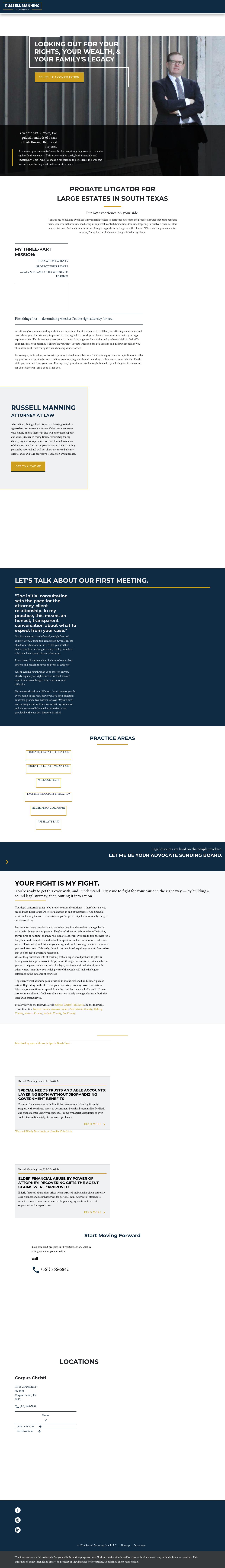 Russell Manning - Corpus Christi TX Lawyers
