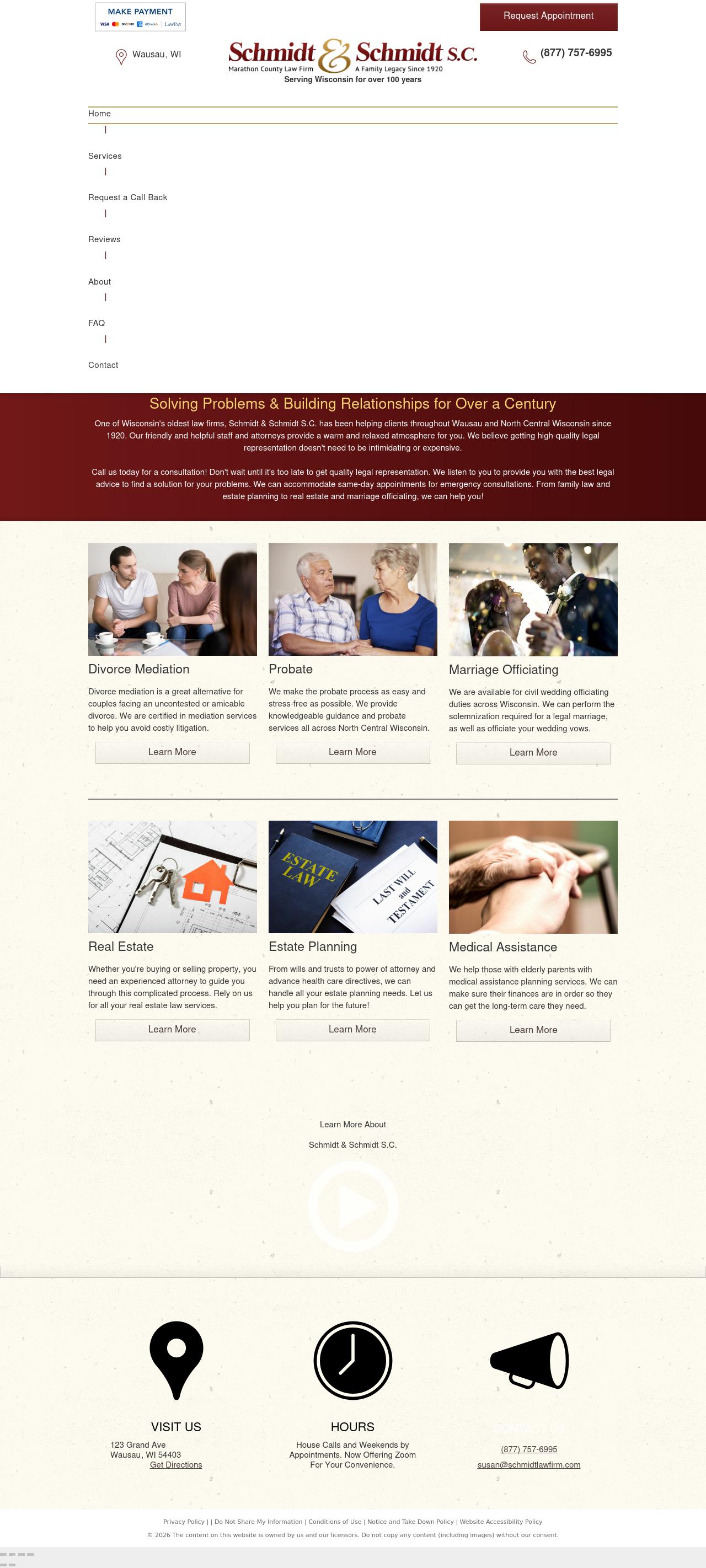 Schmidt & Schmidt, S.C. - Wausau WI Lawyers