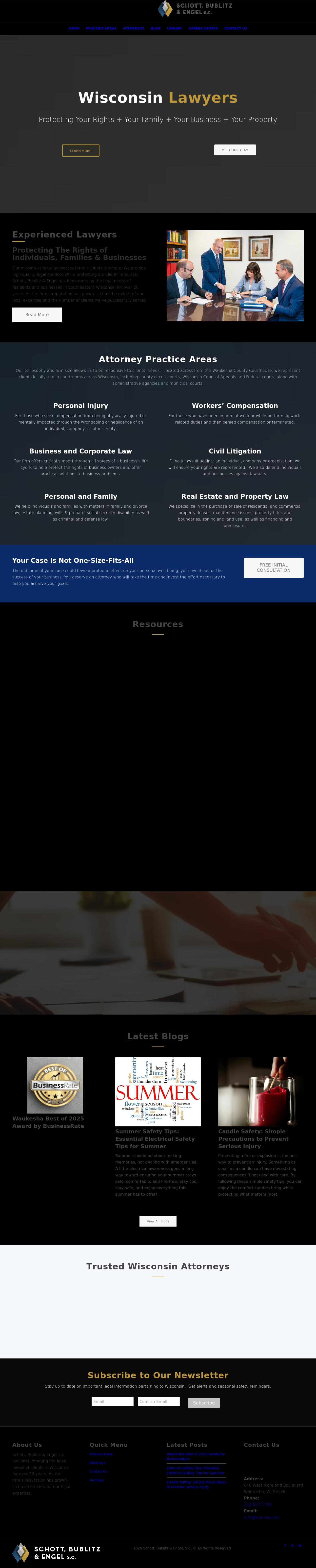 Schott, Bublitz & Engel sc - Brookfield WI Lawyers