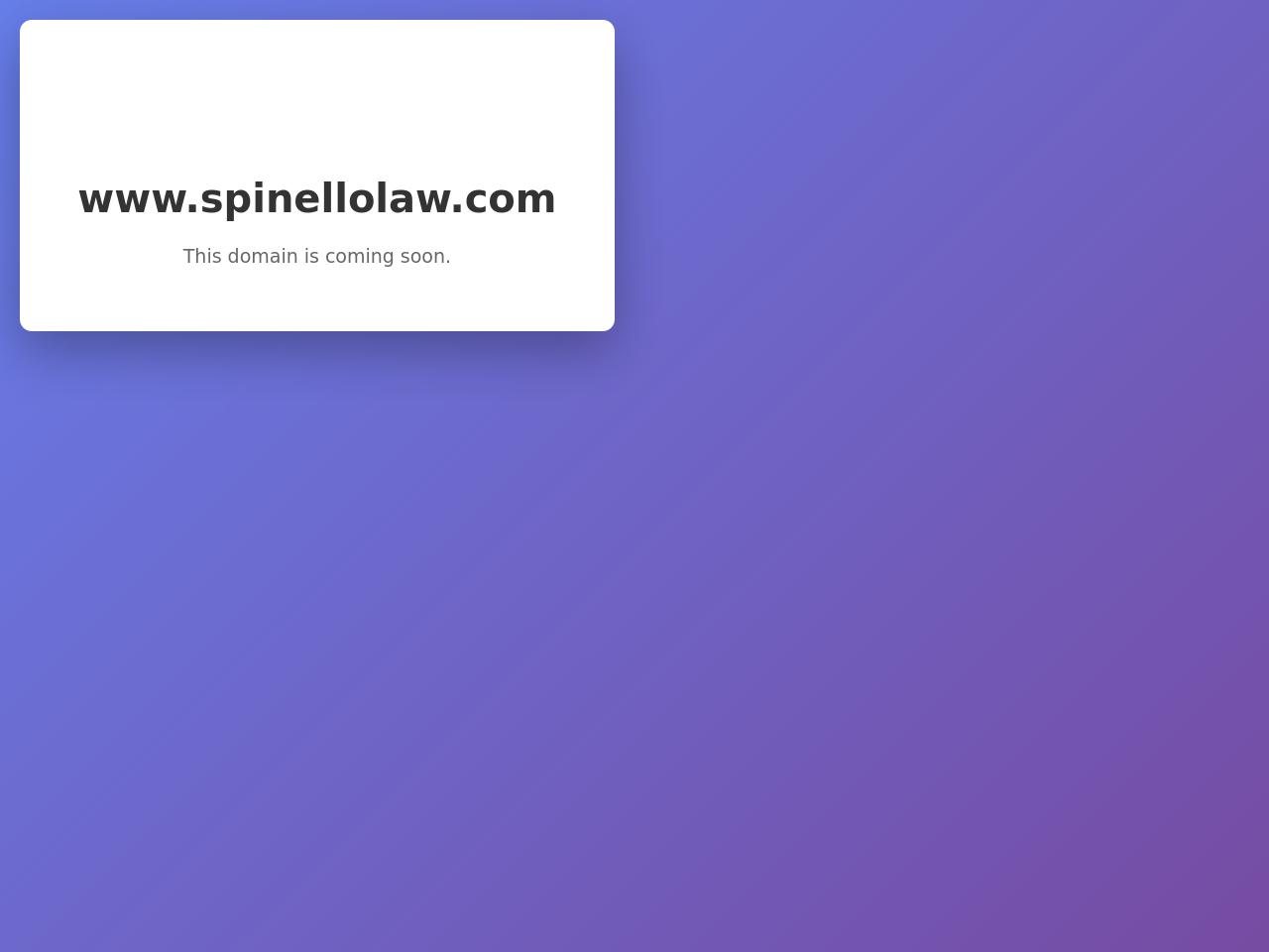 Sean J. Spinello Law Offices, LLC - Woodbridge NJ Lawyers