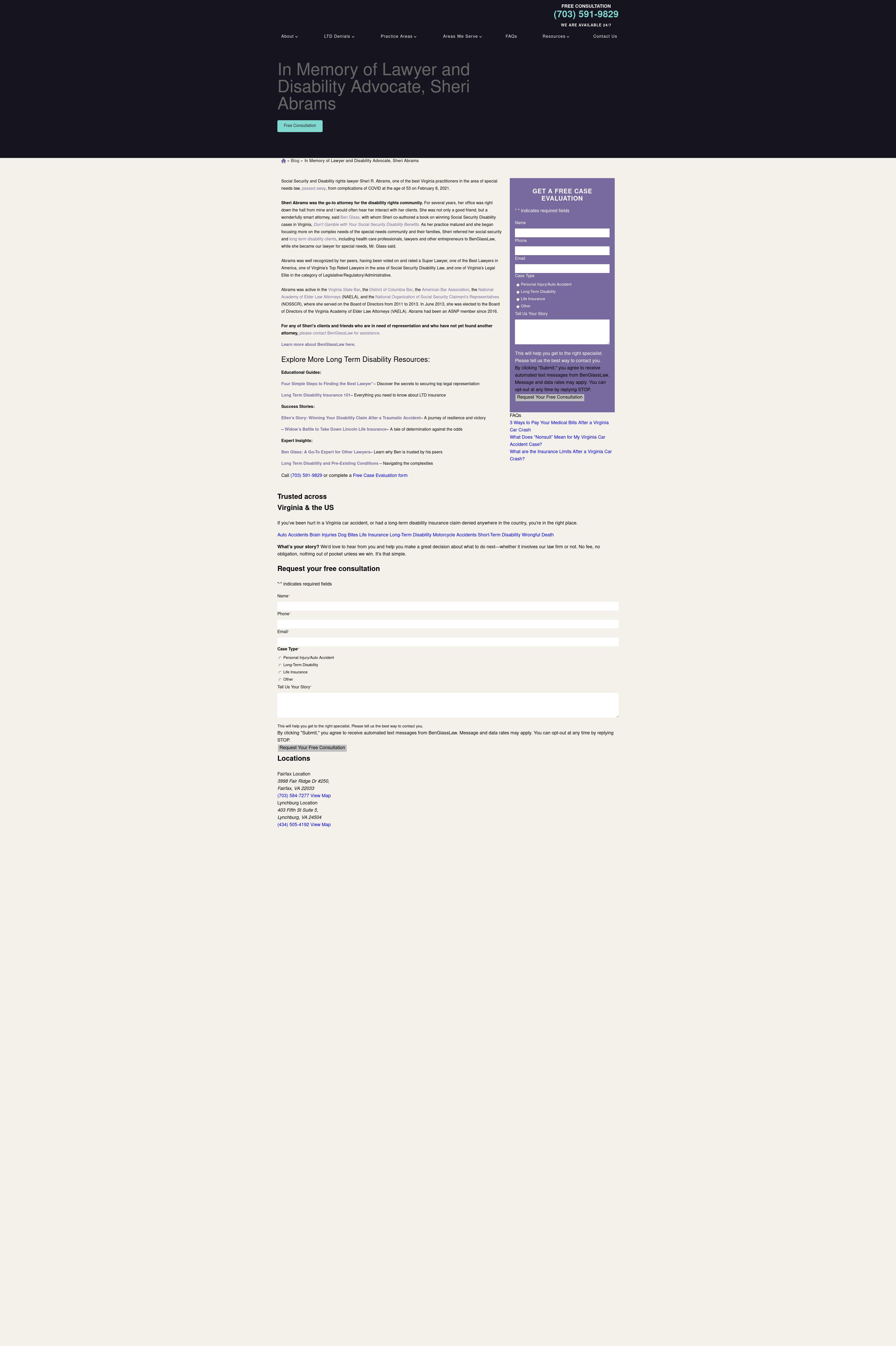 Sheri R. Abrams PLLC - Oakton  VA Lawyers