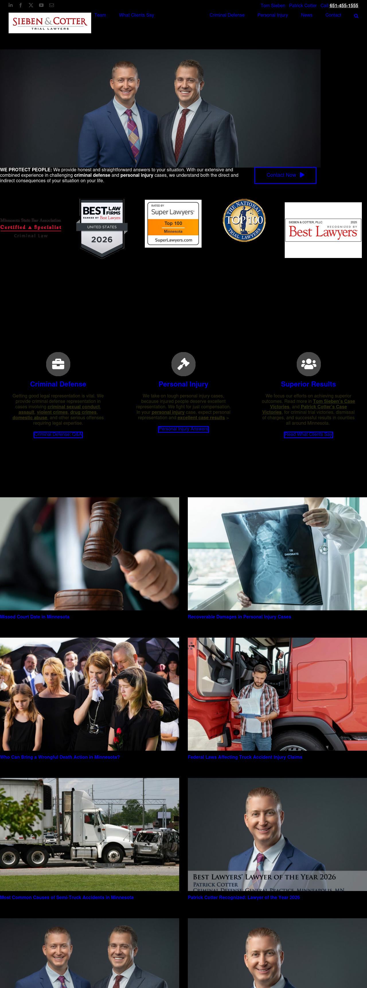 Sieben & Cotter PLLC - South Saint Paul MN Lawyers