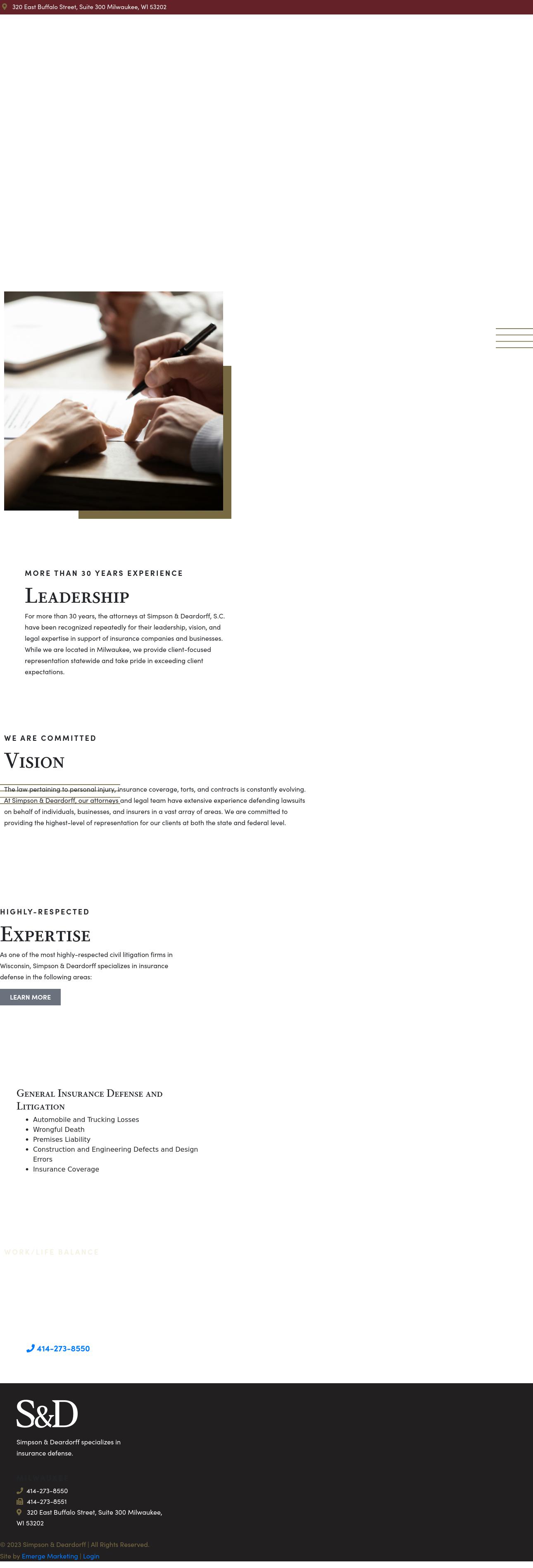 Simpson & Deardorff, S.C. - Milwaukee WI Lawyers