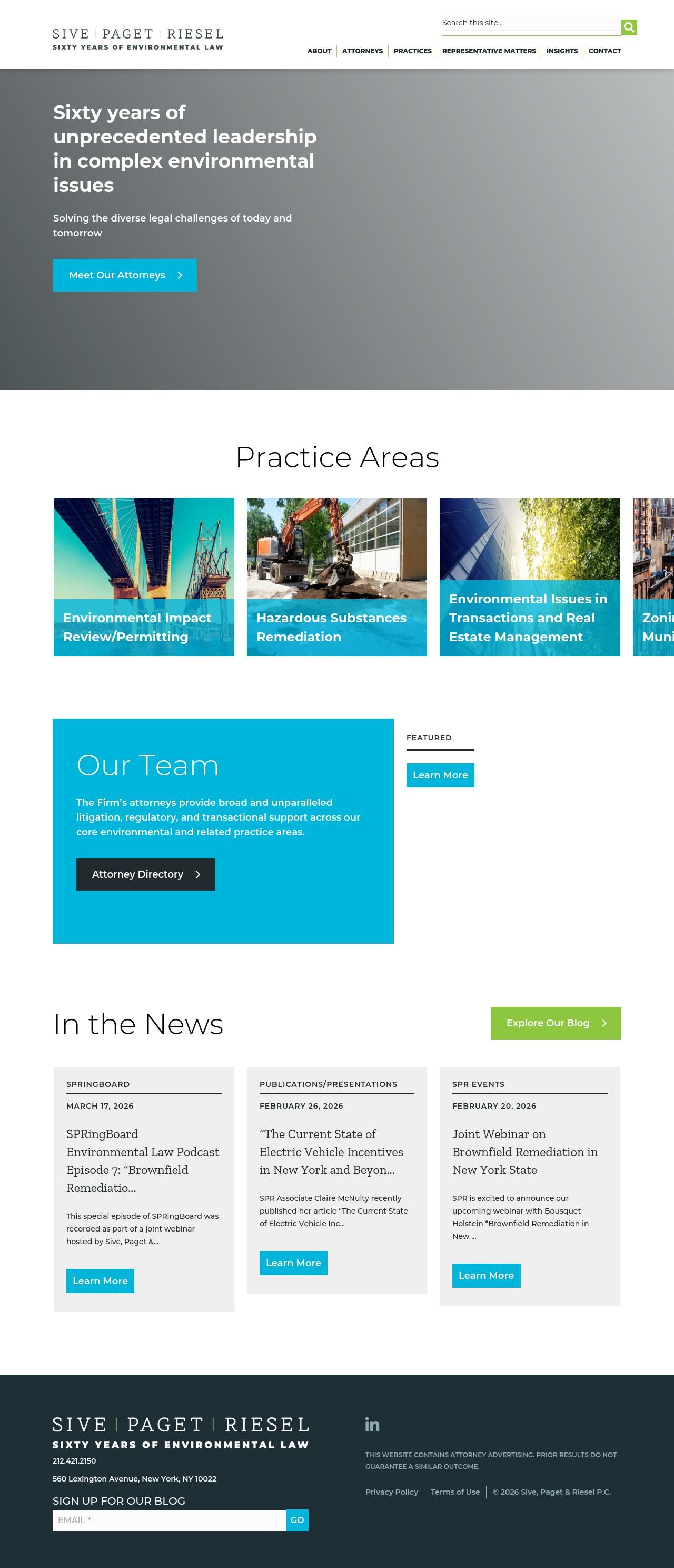 Sive, Paget & Riesel, P.C. - New York NY Lawyers