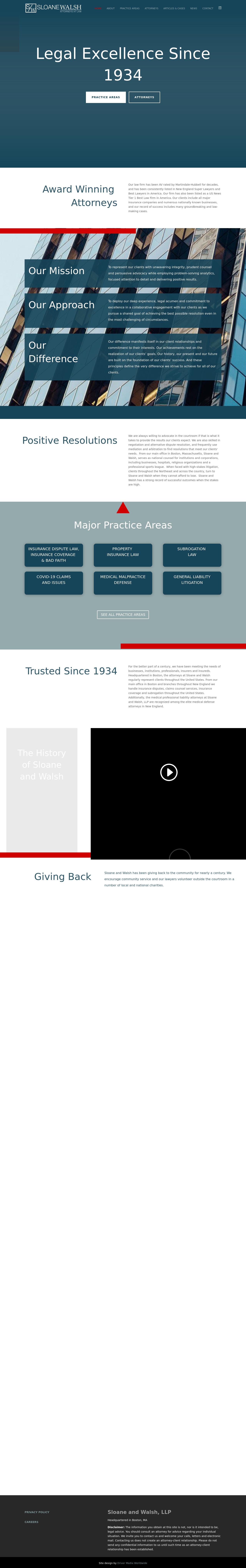 Sloane and Walsh, LLP - Boston MA Lawyers