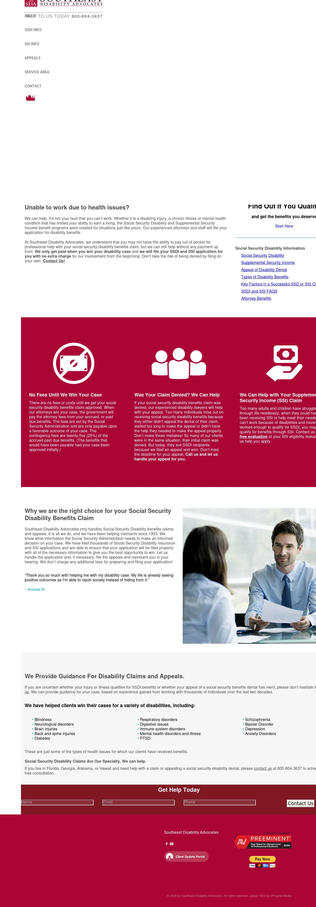 Southeast Disability Advocates - Destin FL Lawyers