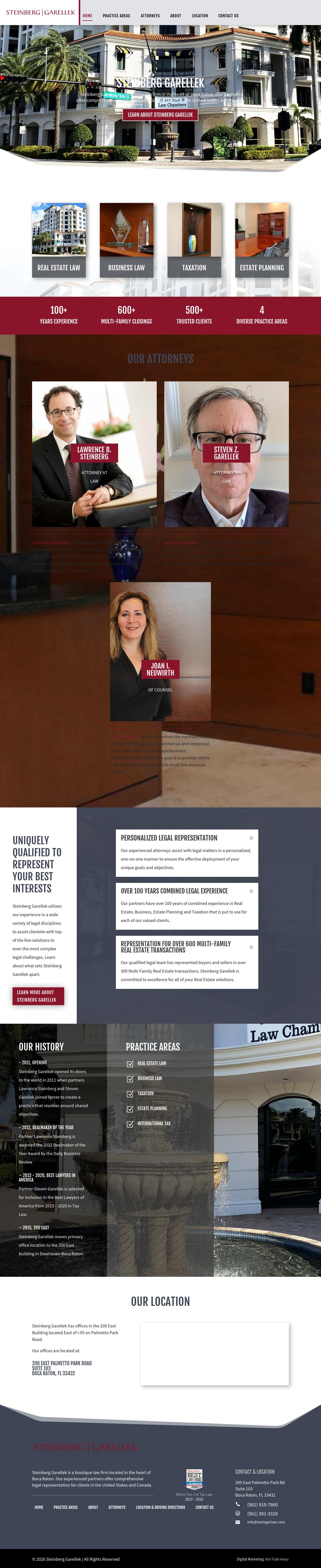 Steinberg Garellek - Boca Raton FL Lawyers