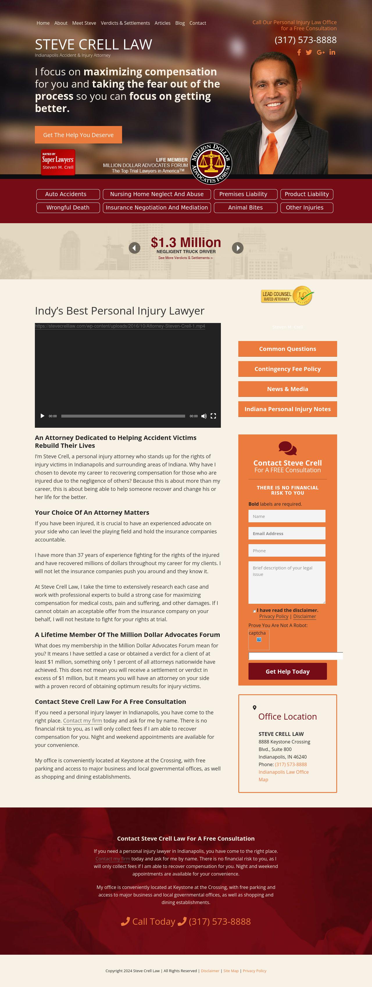 Steve Crell Law - Indianapolis IN Lawyers