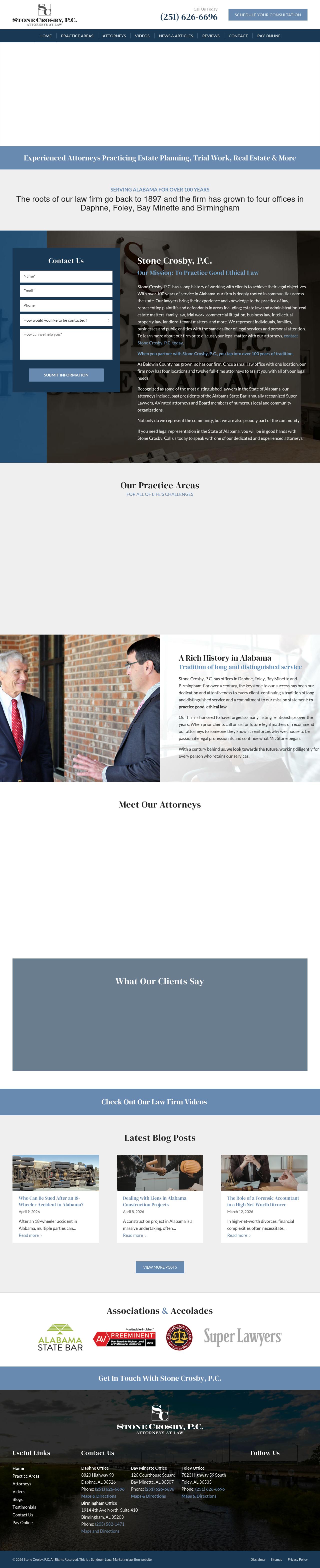 Stone, Granade & Crosby, P.C. - Daphne AL Lawyers