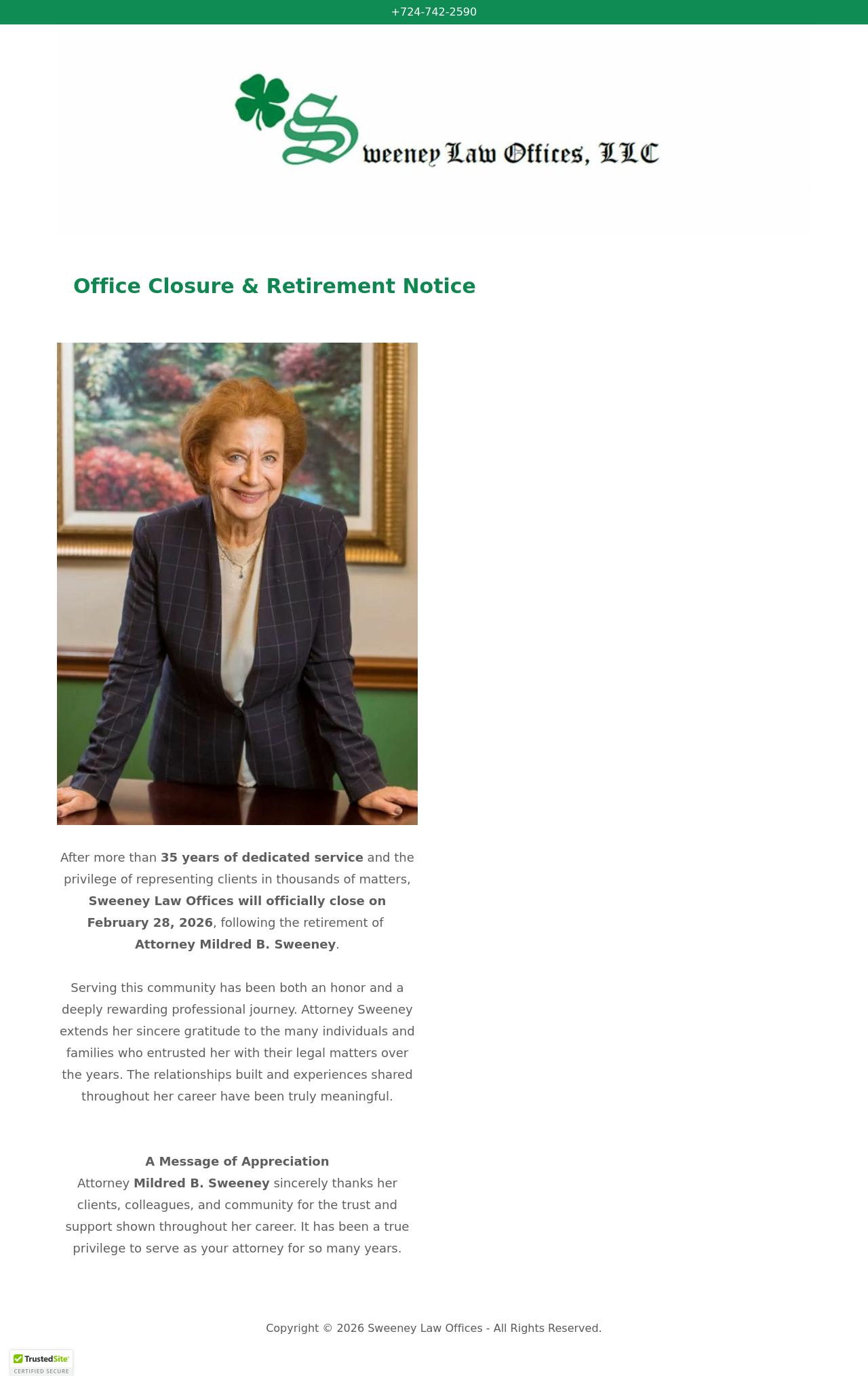 Sweeney Law Offices - Cranberry Township PA Lawyers