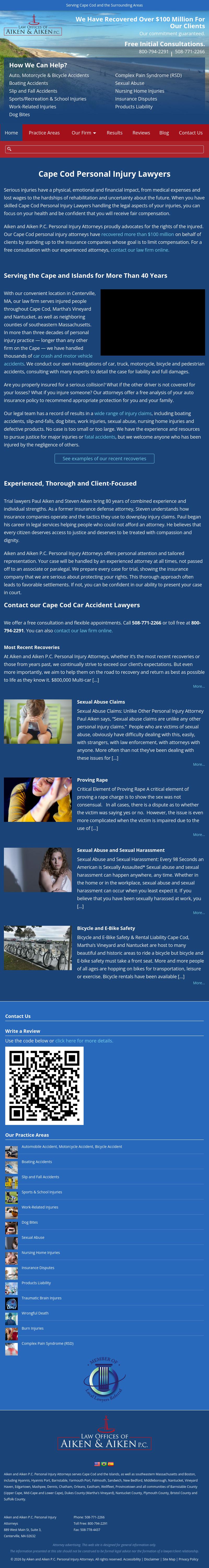 Aiken & Aiken, P.C. - Falmouth MA Lawyers