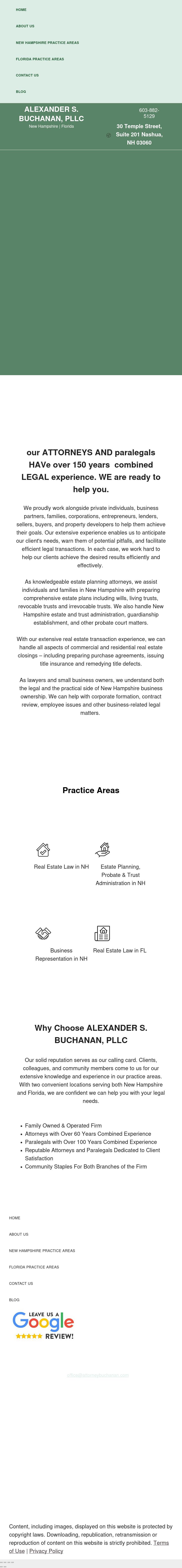 Alexander S. Buchanan, PLLC - Nashua NH Lawyers