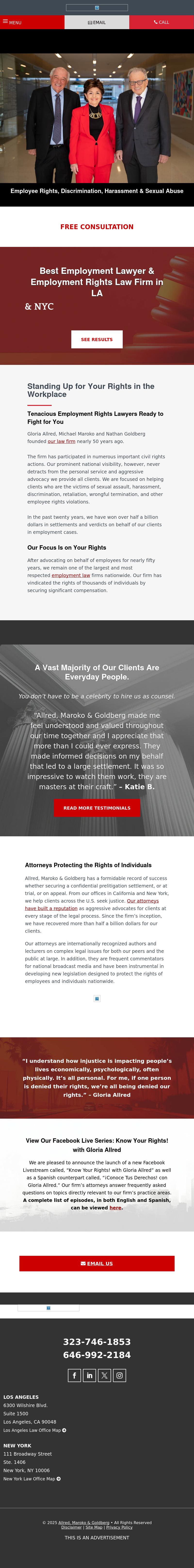 Allred, Maroko & Goldberg - Los Angeles CA Lawyers