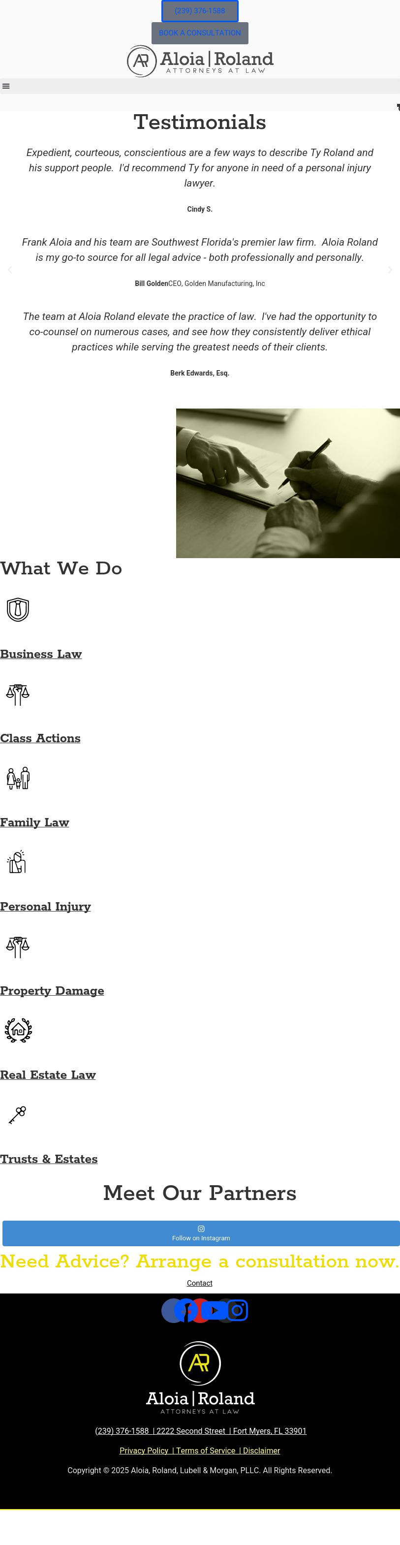 Aloia, Roland & Lubell, LLP - Fort Myers FL Lawyers