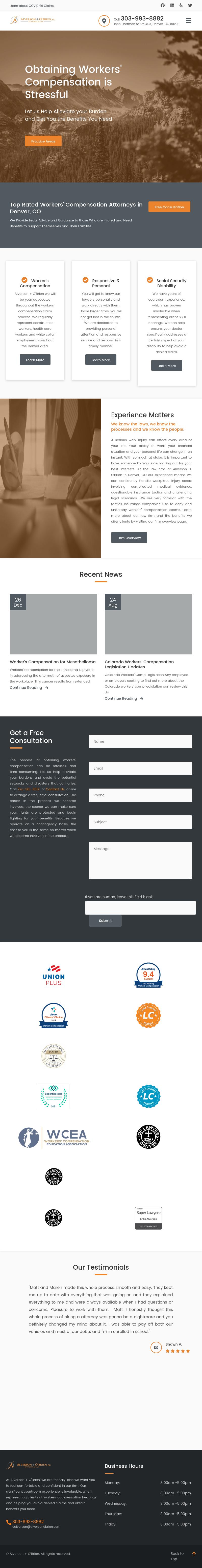 Alverson + O'Brien, P.C. - Denver CO Lawyers