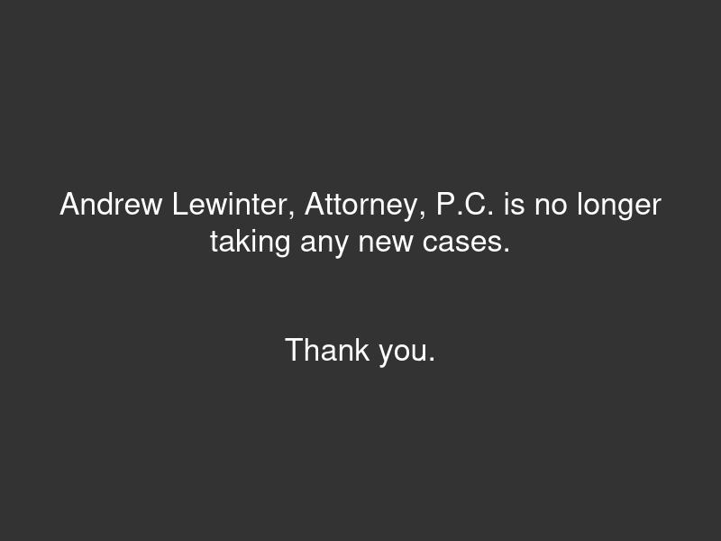 Andrew Lewinter Attorney PC - Eugene OR Lawyers