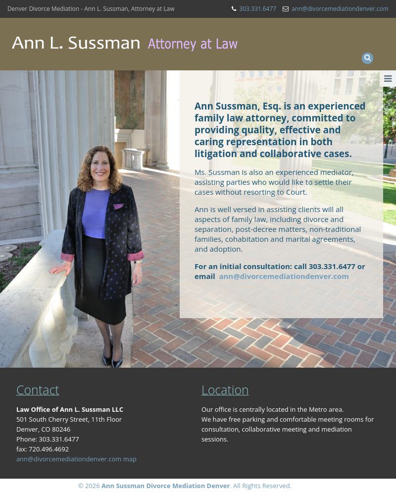 Ann L. Sussman - Denver CO Lawyers