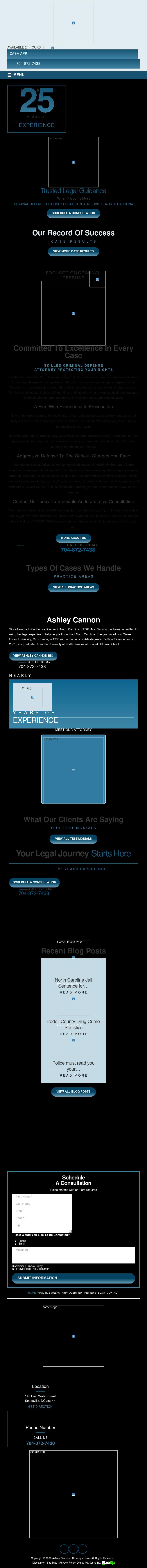 Ashley Cannon, Attorney at Law, PLLC - Statesville NC Lawyers