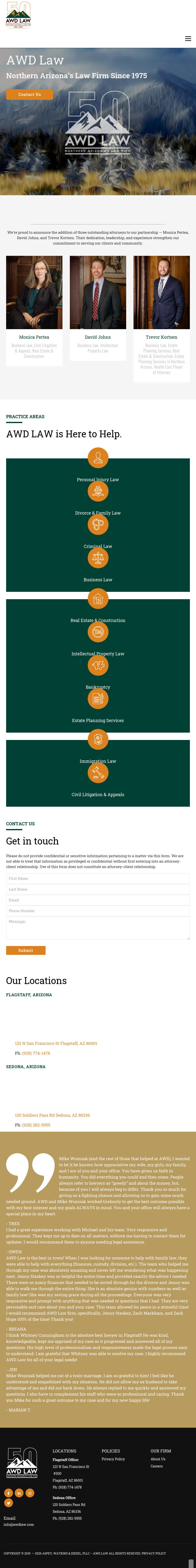 Aspey Watkins & Diesel PLLC - Sedona AZ Lawyers