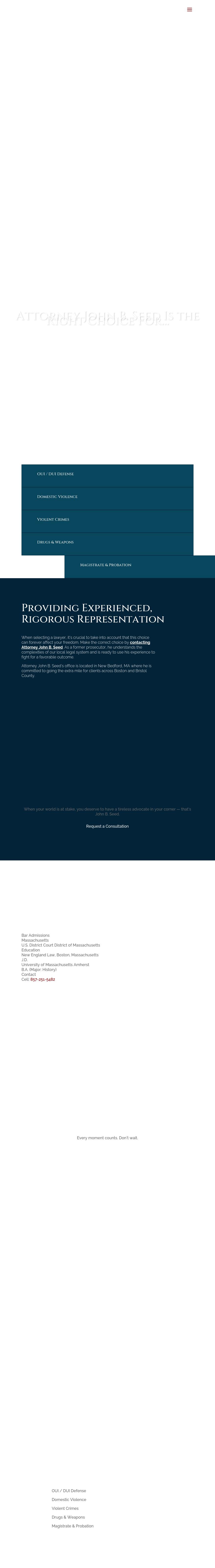 Attorney John B. Seed - Allston MA Lawyers