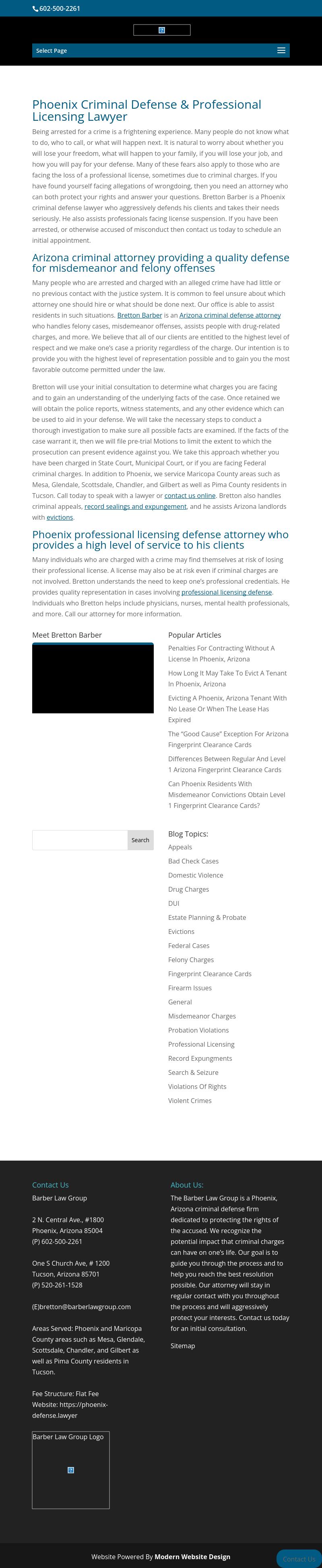 Barber Law Group PLLC - Phoenix AZ Lawyers