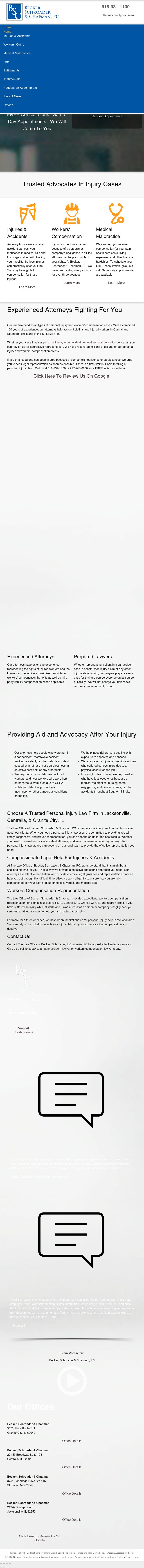 Becker, Schroader & Chapman, P.C. - Granite City IL Lawyers