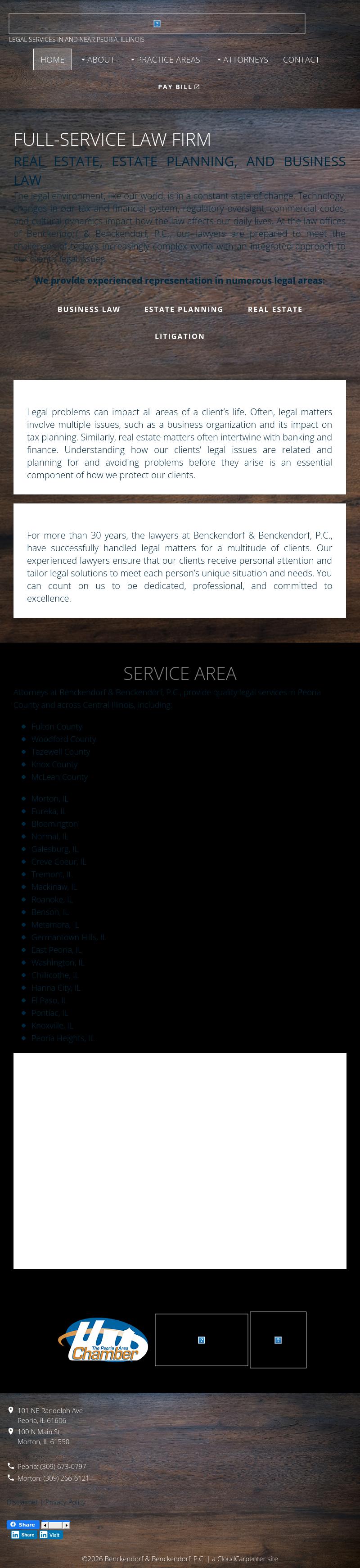 Benckendorf & Benckendorf, P.C. - Morton IL Lawyers