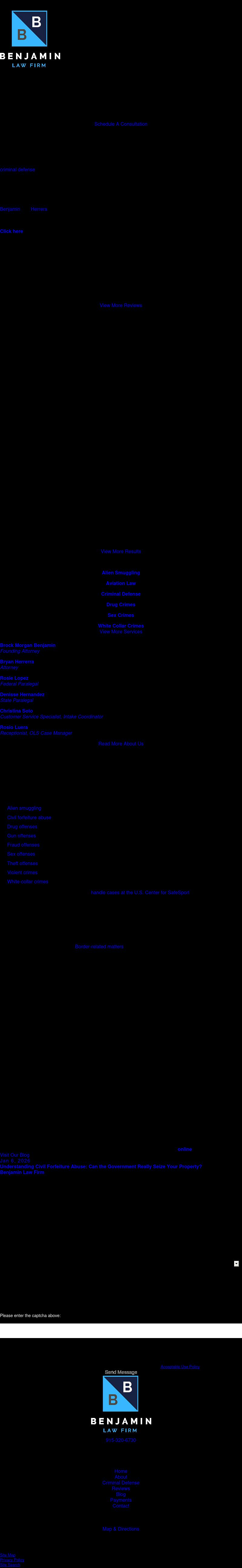 Benjamin Law Firm - El Paso TX Lawyers