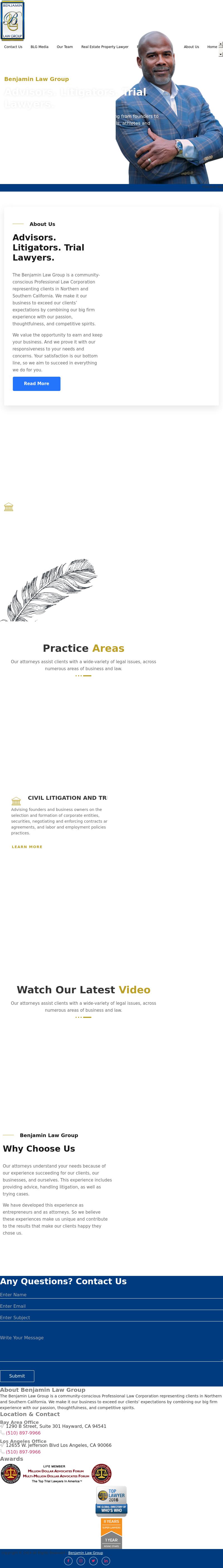 Benjamin Law Group - San Francisco CA Lawyers