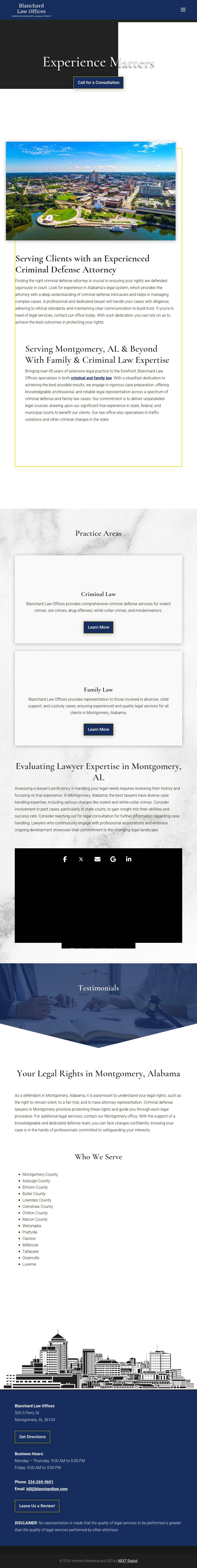 Blanchard Law Offices - Montgomery AL Lawyers