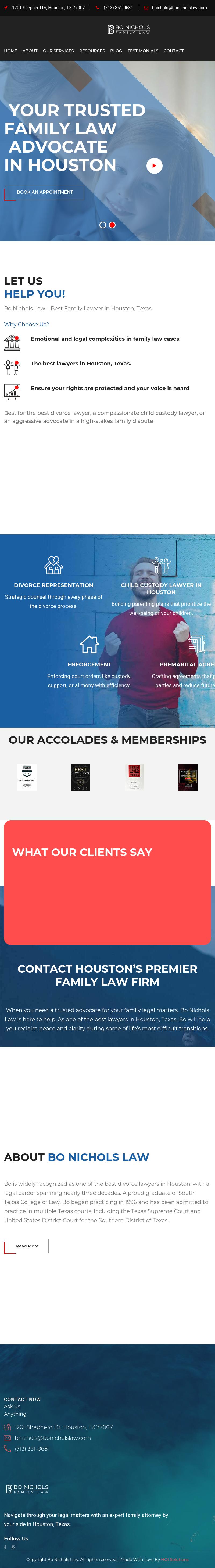 Bo Nichols Law Firm - Houston TX Lawyers