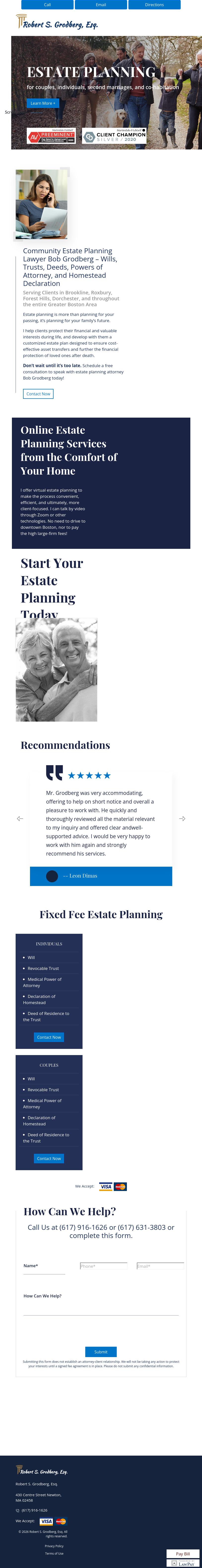 Law Offices of Robert S. Grodberg - Jamaica Plain MA Lawyers