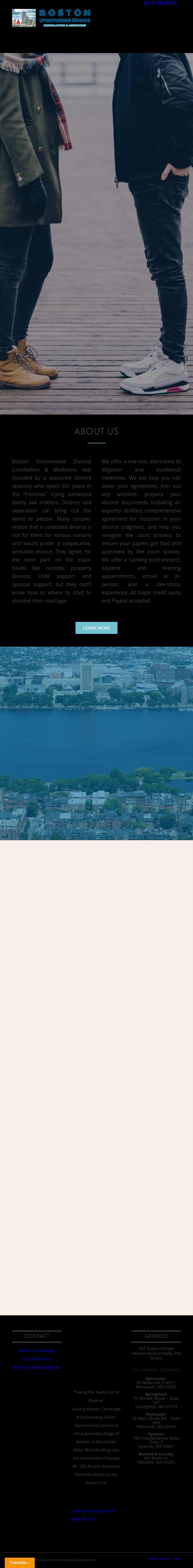 Boston Uncontested Divorce Conciliation and Mediation - Newton MA Lawyers